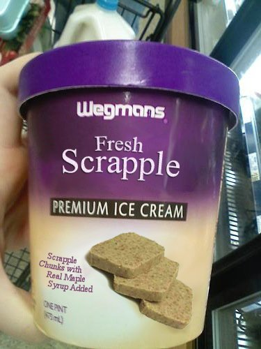 That scrapple is sliced too thick, imo.